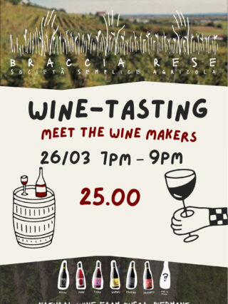 Braccia Rese Tasting Meet the Producers: Braccia Rese Wine Tasting – 26 March 2026