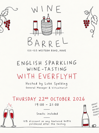 Everflyth English Sparkling Wine tasting with Everflyht – 22/10/26