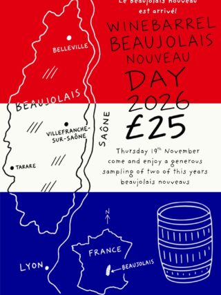 1 Beaujolais Nouveau Day 2026 Tasting – Thursday 19th November 19:00 – 21:00